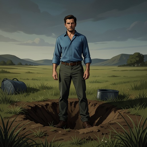 Digger’s Uneasy Discovery from "The Dark Half". Steven Holt’s encounter with the grave hole provides an early physical image of Stark’s impossible return, though he tries to suppress what he has seen.