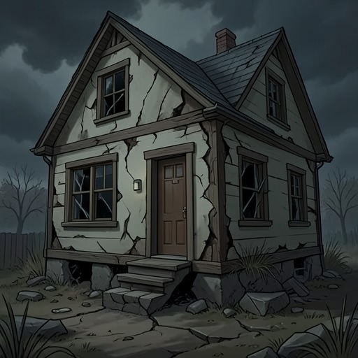 The Home as Haunted Territory from "The Dark Half". Thad’s houses shift from places of family security into landscapes of absence and threat, culminating in the destruction of the summer home.