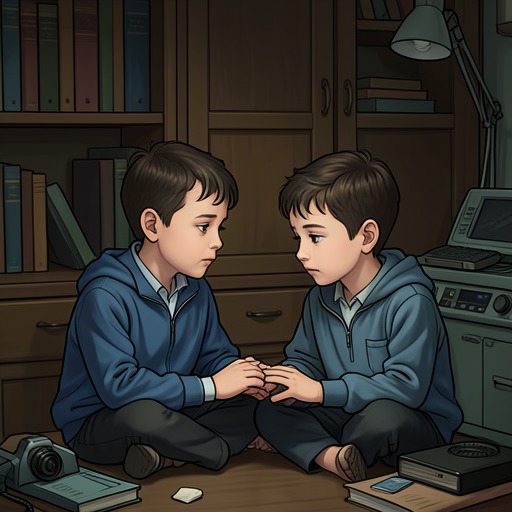 The Beaumont Twins’ Shared World from "The Dark Half". William and Wendy’s intimate twin bond offers a human parallel to Thad and Stark, becoming a source of both tenderness and danger.