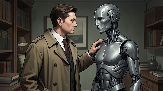 Trust at the Ending from "The Caves of Steel". Trust at the Ending A new admission Baley tells Daneel that he trusts and admires him, despite having repeatedly accused him of deception and murder.