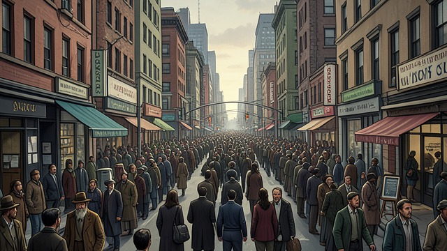 A World Filling Up from "The Caves of Steel". A World Filling Up Population pressure Baley reflects on Earth’s eight billion people and the shrinking margin between available calories and basic needs.