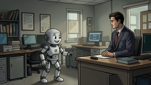 A Familiar Irritation from "The Caves of Steel". A Familiar Irritation The Department errand robot R. Sammy delivers messages and repeatedly addresses Baley by his first name.