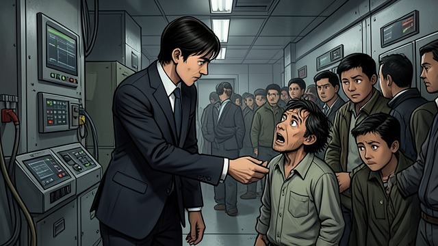 A Reluctant Greeting from "The Caves of Steel". A Reluctant Greeting An uncomfortable introduction Baley meets R.