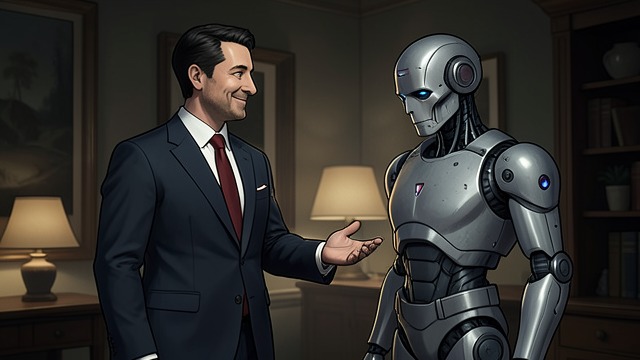 A Tentative Invitation from "The Caves of Steel". A Tentative Invitation Trust replaces suspicion After solving the case, Baley tells Daneel that he trusts and admires him.