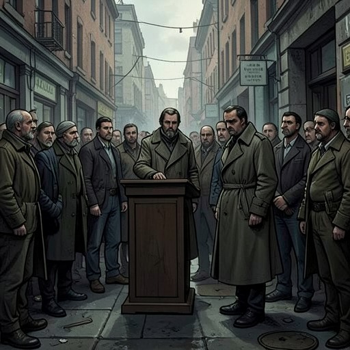 The Murder’s Political Afterlife from "The Caves of Steel". Sarton’s death moves from a local crime to an instrument of competing political interests, then becomes a sacrifice weighed against a possible future for Earth.