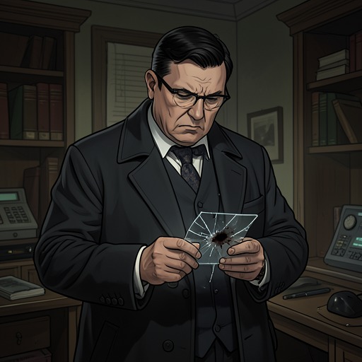 The Evidence Against Baley from "The Caves of Steel". A deliberate frame turns Baley’s routine movements, his wife’s secret, and the destroyed R. Sammy into a plausible case against the detective.
