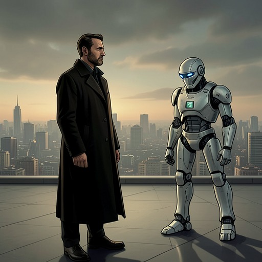 From Local Crime to Galactic Future from "The Caves of Steel". The case’s personal and political stakes expand into a debate over whether Earth’s future lies in remaining enclosed or resuming settlement among the stars.