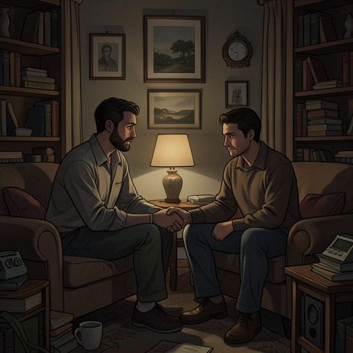 Baley and Jessie’s Marriage from "The Caves of Steel". A long marriage absorbs fear, old wounds, political secrecy, and renewed honesty without losing its central tenderness.