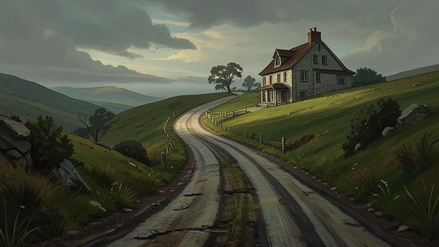 The Ancient Road from "You Should Have Left". The Ancient Road Older Than the Houses Fehringer says the road has always existed.