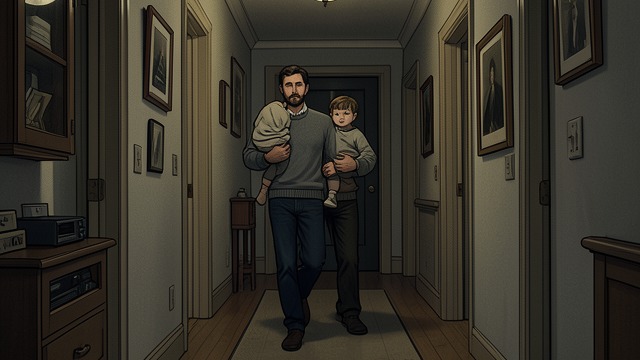 The Backward Exit from "You Should Have Left". The Backward Exit Reversing Direction The unnamed narrator believes that walking backward may prevent the house from reasserting itself.