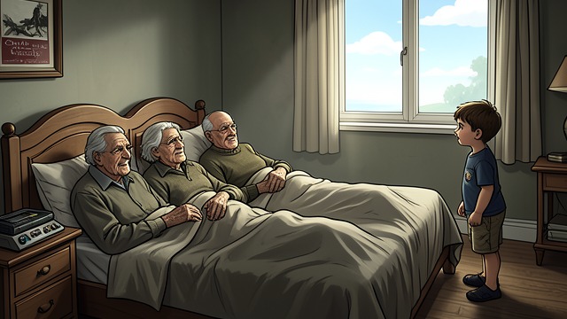 Years in Bed from "Charlie and the Chocolate Factory". Years in Bed Physical Decline Grandpa Joe, Grandpa George, Grandma Josephine, and Grandma Georgina have spent years confined to bed.