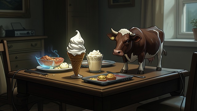 Impossible Foods from "Charlie and the Chocolate Factory". Impossible Foods Contradictory Products Hot ice creams, chocolate-milk cows, and Fizzy Lifting Drinks reverse familiar physical properties.