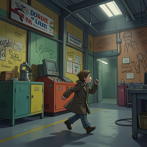 The Boundary Between Play and Danger from "Charlie and the Chocolate Factory". This flow traces how the factory’s playful surfaces conceal consequences that become increasingly serious.