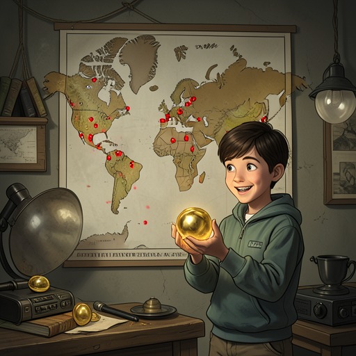 The Golden Ticket Quest from "Charlie and the Chocolate Factory". This flow traces the worldwide hunt for Golden Tickets from commercial frenzy to Charlie Bucket’s improbable discovery.