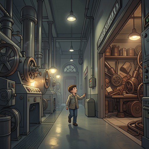 Industrial Wonder Versus Industrial Danger from "Charlie and the Chocolate Factory". This flow follows the factory’s transformation from marvelous production system into a landscape where machinery exposes human weakness.